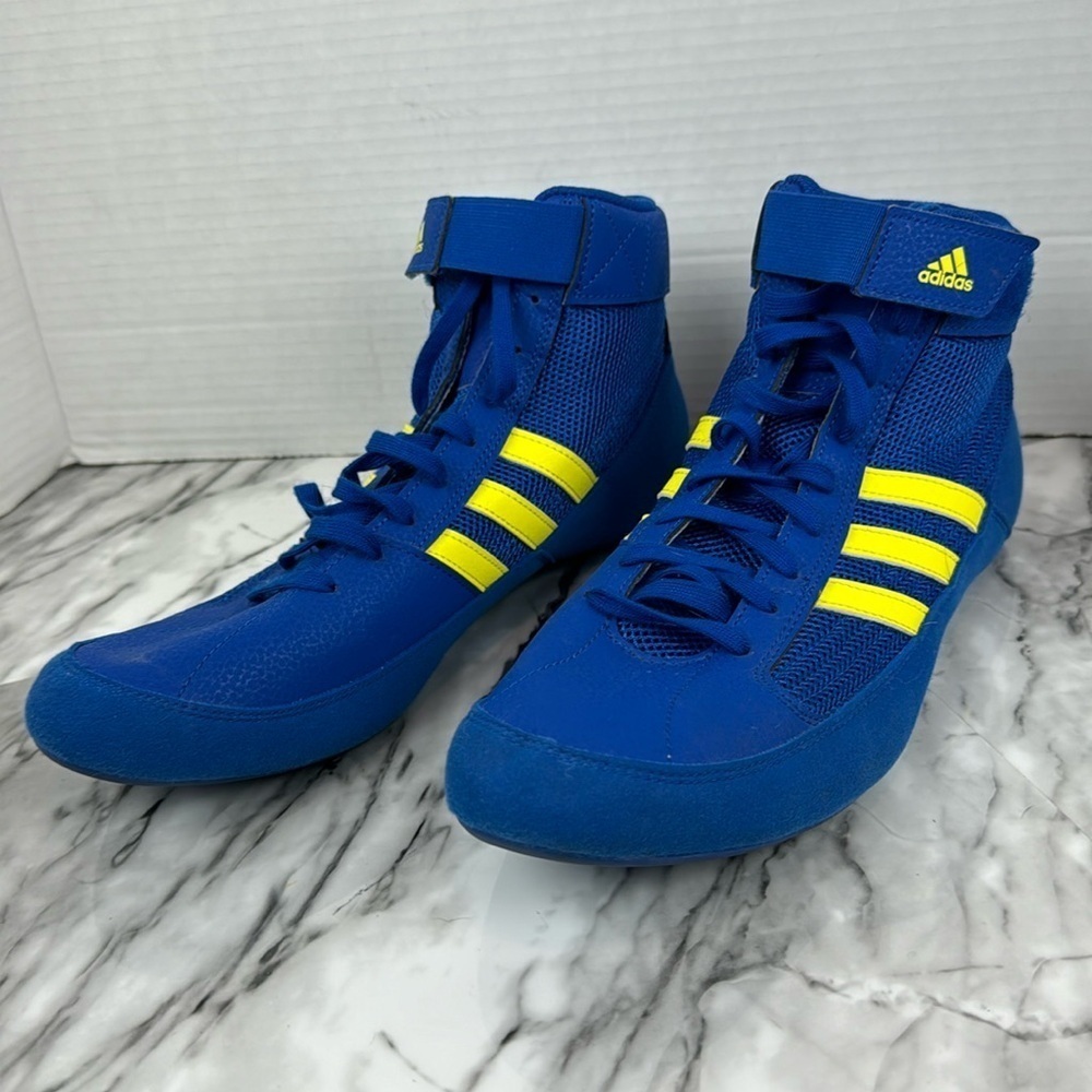 adidas Blue and Yellow Athletic Shoes